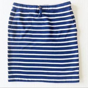 Vineyard Vines Drawstring Navy White Striped Skirt